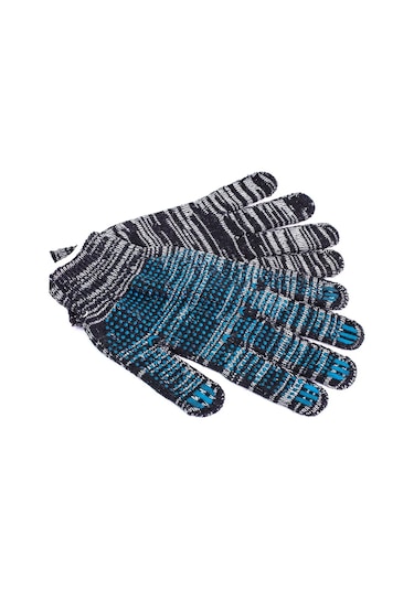 Reblaze Pamuklu Termal Eldivenler, Pvc Kaplamalı 4 İplik, 10 Cm İş Eldiveni, 20 Çift 91153651