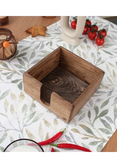 Wood Land26 Masa Örtüsü Mutfak İçin Ahşap 210702050 Kahverengi