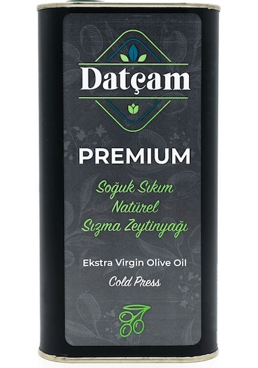Datçam Premium Soğuk Sıkım Zeytinyağı Teneke 2000 ML