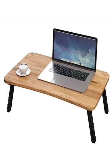 Laptop Sehpası Seyyar Kahvaltı Masası Katlanır Çalışma Sehpası