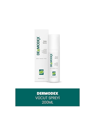 Dermodex Vücut Spreyi 200ml Akne, Uyuz, , Bit Çay Ağacı Yağı, Salisilik Asit, Centelle
