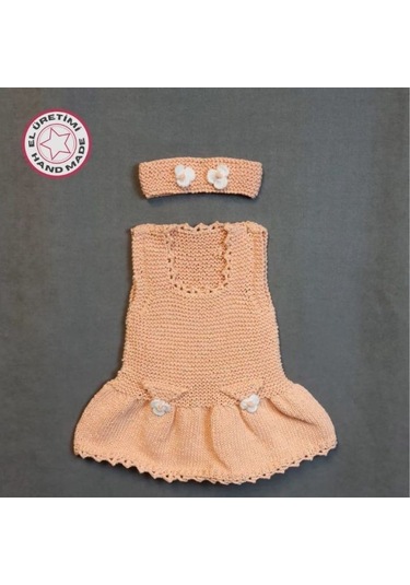 Uretti - Talia 8659 1005 El Örgüsü Koton İp Kız Çocuk Elbise - Bandana Takım - 1 Yaş / Gülkurusu Gülkurusu Uretti - Talia 8659 1005 El Örgüsü Koton İp Kız Çocuk Elbise - Bandana Takım - 1 Yaş / Gülkurusu Gülkurusu