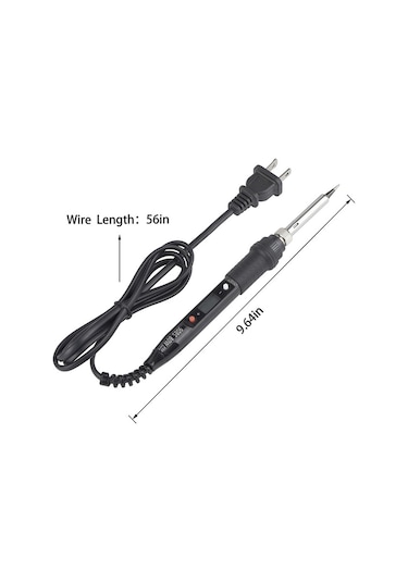 Sones 908s 80w Lcd Termostat Lehimleme Demiri Sabit Sıcaklık Lehimleme Demiri, Fiş Tipi: Ab Fişi Siyah