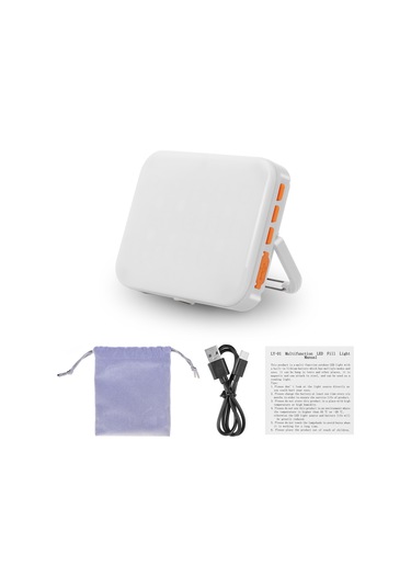 Andoer Ly-01 Rgb Fotoğrafçılık Video Led Dolgu Işığı Beyaz Beyaz