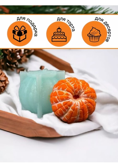 K3dp Çikolata Ve Sabun İçin Kabuğu Soyulmuş Mandalina Silikon Kalıbı. 231523056 Diğer