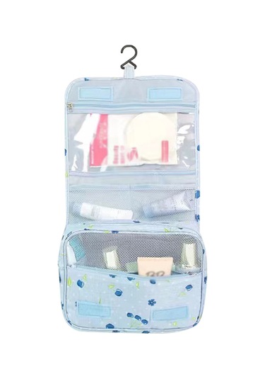 Moveevo Seyahat Yıkama Çantası Çok İşlevli Su Geçirmez Kozmetik Saklama Çantası Elde Taşınabilir Katlanabilir Kozmetik