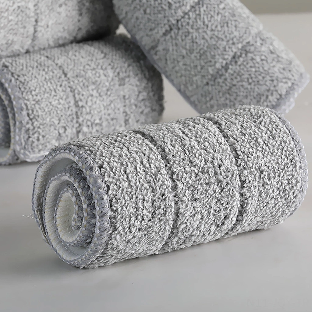 Youmex Mikrofiber Mop Değişim Pedleri - Yıkama Uygun Tek Kafa 33x12cm 10 Adet - Yeniden Kullanılabilir Ev Temizlik Padleri