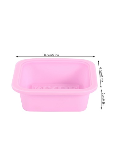 Ximistore9 5'li Pembe Silikon Kalıp: El Yapımı Sabun, Çikolata, Mum Ve Pasta İçin Yüksek Sıcaklık Dayanıklı Pembe