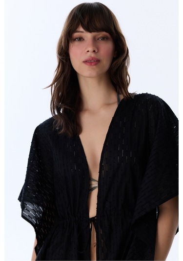 Penti Siyah Mei Kimono