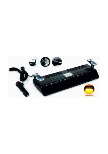 Off Road Araçları Için Led Modül Vantuzlu S12 Power Led Turuncu