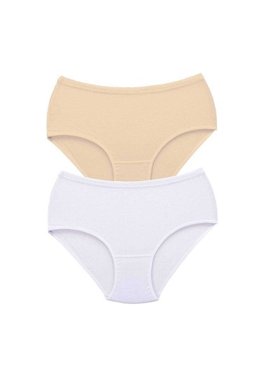 2 Adet Tutku Kadın Yüksek Bel Bato Kalın Lastik Külot S9