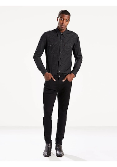 Levi's 512 Slim Fıt Siyah Kot Pantolon A2087-0020 Siyah