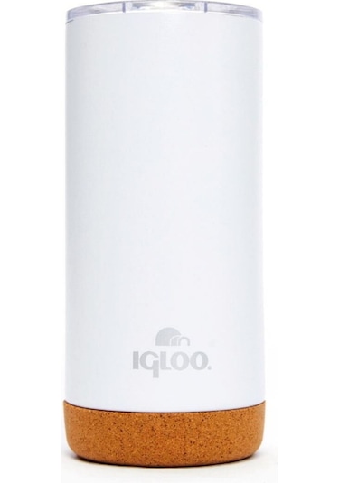Çelik Mug Termos - Igloo - Cork - 500ml - Beyaz - 205695 Çok Renkli