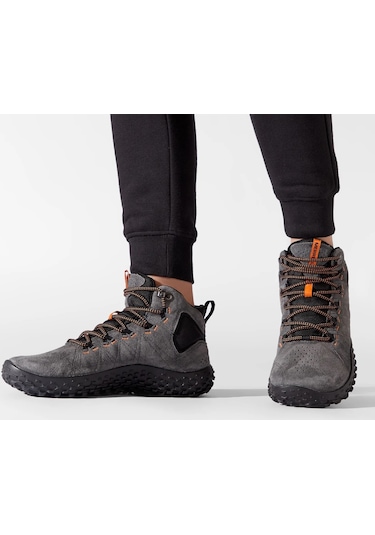 Merrell Wrapt Mıd Wp J036001 Waterproof Hakiki Deri Erkek Bot Gri