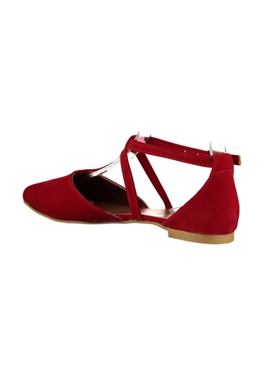 Fox Shoes Kırmızı Kadın Babet D726537302 Kırmızı