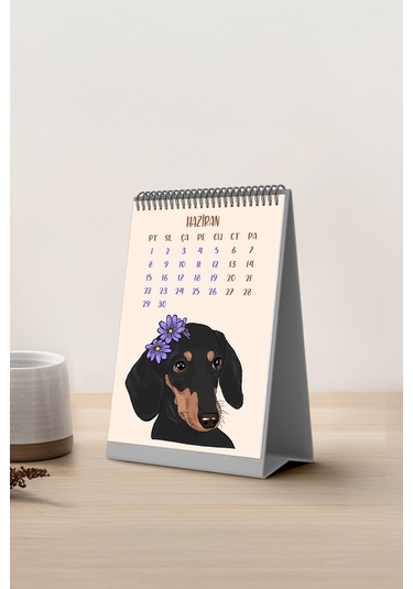 Köpek Tasarım 2026 Masa Takvimi Pytktkv026