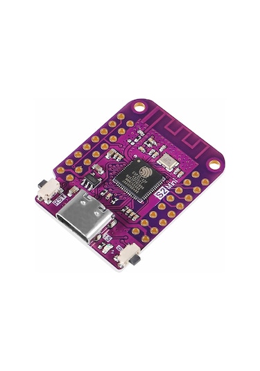 ESP32 S2 Mini Geliştirme Kartı Wifi Type-C 240Mhz 4MB Flash 2MB PSRam MicroPython Wemos