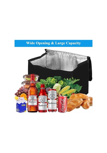 Yumuşak Soğutucu Çanta, 40l Büyük Soğutucu Çanta, Yiyecek Torbaları, Piknik Çantası, Termal Gıda Teslimat Çantası, Yalıtımlı Çanta, Soğutucu Çanta Fmy