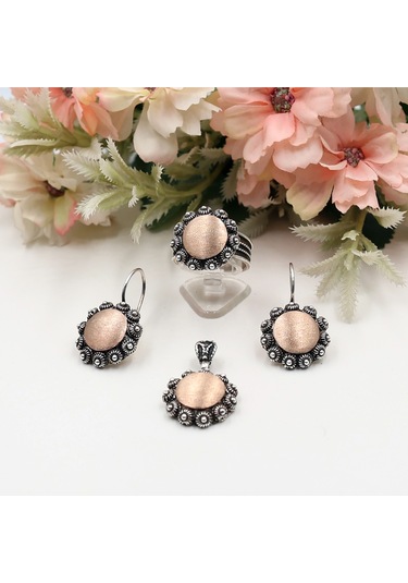 Rose Telkari Set Rose Gold - Gümüş