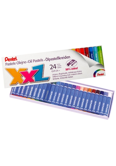 Pentel Yağlı Pastel Boya 24 Renk Y Ght-24pl