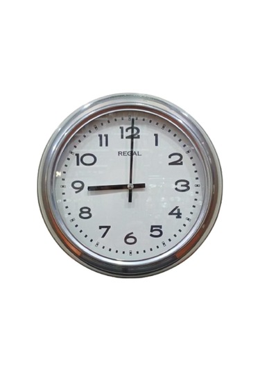 Regal 4290 Sw Özel Seri Metal Kasa Akar Sessiz Saniyeli Duvar Saati Çok Renkli