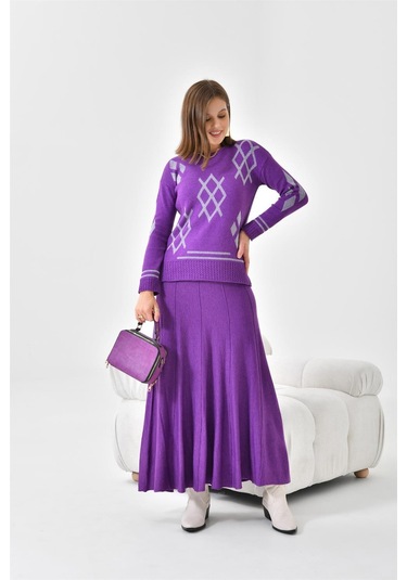 Ftz Women Kadın Etekli Takım Mor 20559-mor Mor