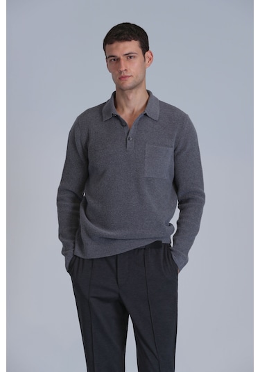 Lufian Rıver Erkek Kazak Gri Gri 112090142100150 Gri