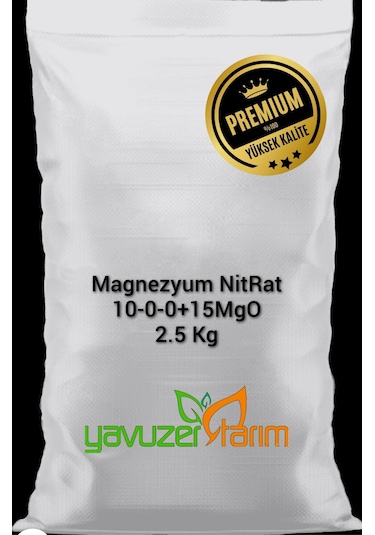 Magnezyum Nit-rat 10-0-0+ 15 Mgo Magnezyum Gübre 2,5 Kg