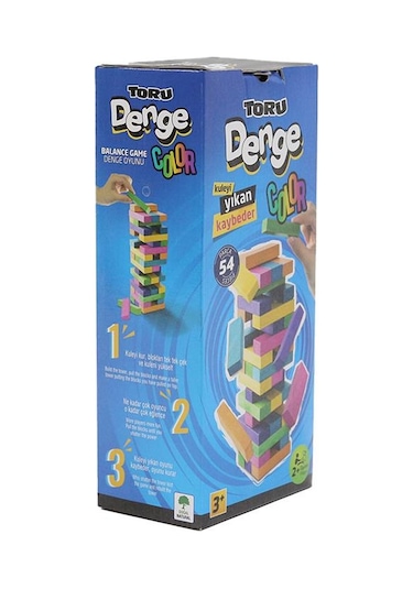 Toru Renkli Denge Oyunu 54 Parça