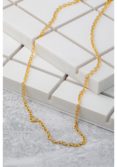 14 Ayar Altın Kadın Zincir Kolye 2.40 Mm