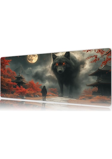 Gaming Oyuncu Xl Mouse Pad Kaydırmaz Dikişli 80 30 Cm Mousepad 21
