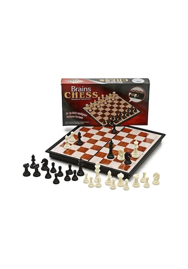 Klasik Katlanır Manyetik Satranç Takımı Okullar Seyahat İçin Satranç Takımı 2'li Dama Satranç Seti 2