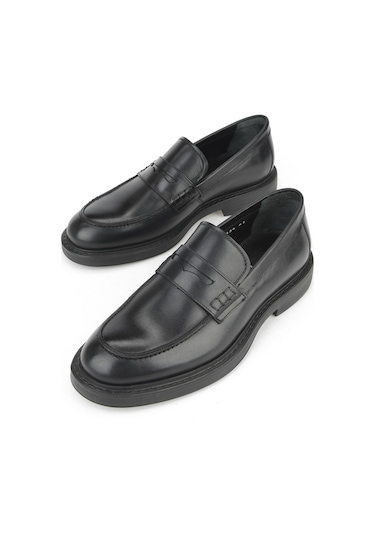 Ziya, Erkek Hakiki Deri Ayakkabı 15350z1112 Siyah 15350z1112 000 Siyah