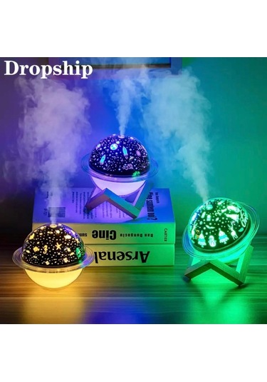 Hava Nemlendirici Aroma Difüzör Projektör Humıdıfıer 250ml