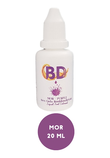 Bd Sıvı Gıda Boyası 20 Ml Mor