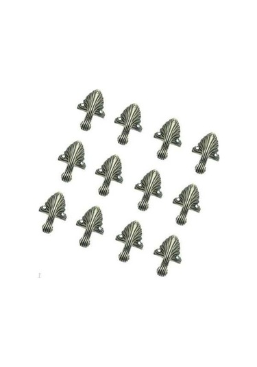 Pazly 12 Adet Stand Ayak Ayak Göğüs Tabutları İçin Mücevher Kutusu, Bronz, 32x44 Mm, Çinko Alaşım, Süsleme Ve Koruma İçin Bronz