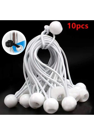 10 Adet Bungee Topu Brandaları Tuval Branda Bayrak Direği Bağları Kordon Uçları Elastik Halat Dantel Sabit Tekne Direği Kamp Çadırı Aksesuarları Beyaz 10 Adet Bungee Topu Brandaları Tuval Branda Bayrak Direği Bağları Kordon Uçları Elastik Halat Dantel Sabit Tekne Direği Kamp Çadırı Aksesuarları Beyaz