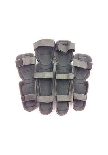 Padalink Motosiklet Diz Ve Dirsek Koruyucu Pad Seti - 4 Parça Sürüş Güvenliği Koruyucu Takım Siyah