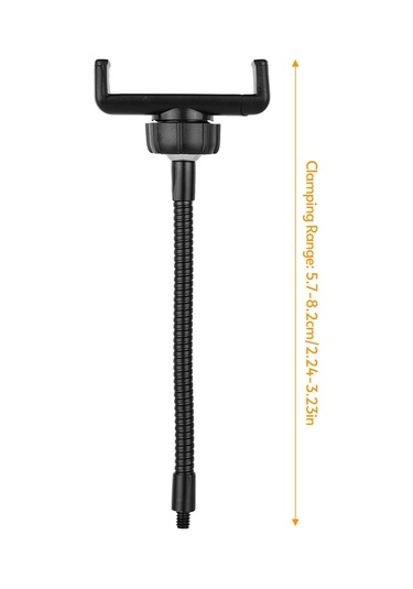 Suofeng Led Işıklar İçin Telefon Tutucu - 1/4 Vida Montajlı, 5.7-8.2cm Klem Aralığı, Dayanıklı Metal Yapı