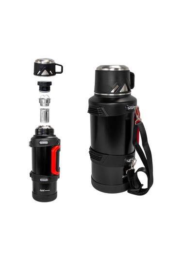 Rox Camping 3000 Kamp Termos 3.0 Lt Siyah