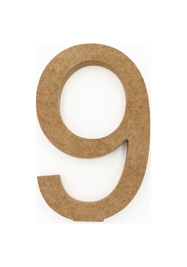 Na Neşeli Ahşap 10 Cm 18mm Dik Durabilen 9 Rakamı.ahşap Sayı Söz Nişan Doğum Günü Tabela Duvar Yazısı Duvar Süsü Model 10cm18mm9rakamı