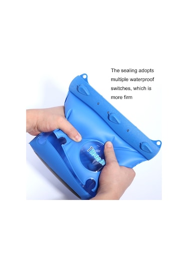 Tteoobl Tek Omuzlu Çapraz Askılı Drifting Dalış Çantası Su Geçirmez Çeşitli Eşya Saklama Çantası, Beden: Büyük Siyah Çok Renkli