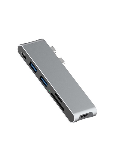 Cbtx 6'sı 1 Arada Çoklu Bağlantı Noktası Adaptörü Usb-c Hub'dan Usb 3.0'a + 40gbps Thunderbolt + 2xkart Okuyucu USB Aks. 51432992