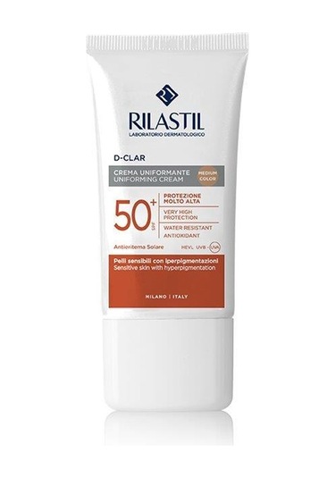 Rilastil D-Clar Leke Karşıtı Yüz Güneş Koruyucu Krem Spf50+ 50 ML - Medium