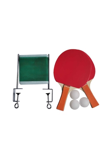 Masa Tenis Seti Pinpon Seti 2 Raket 3 Top File Takma Aparatları