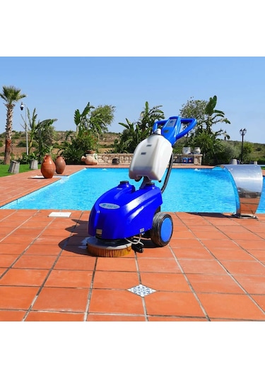 Cleanvac ESC 42 Elektrikli Dar Alan Zemin Temizleme Makinesi