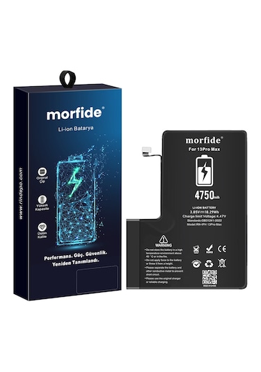 Morfide Apple Uyumlu iPhone 13 Pro Max  4750mah Yüksek Kapasiteli