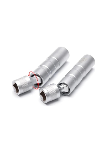 6361 Mıknatıslı Oniki Köşe Mafsallı 3/8" Buji Lokması 14 Mm