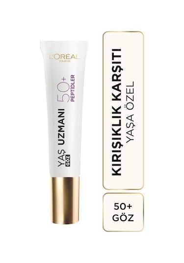 L'Oréal Paris Yaş Uzmanı 50+ Kırışıklık Karşıtı Yenileyici Göz Kremi 15 ML