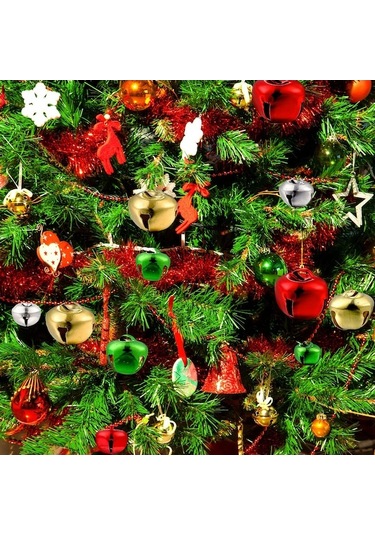 Xianwen Geeroyoo 500 Adet Altın Çan, Noel Dekorasyonu Ve Dıy El